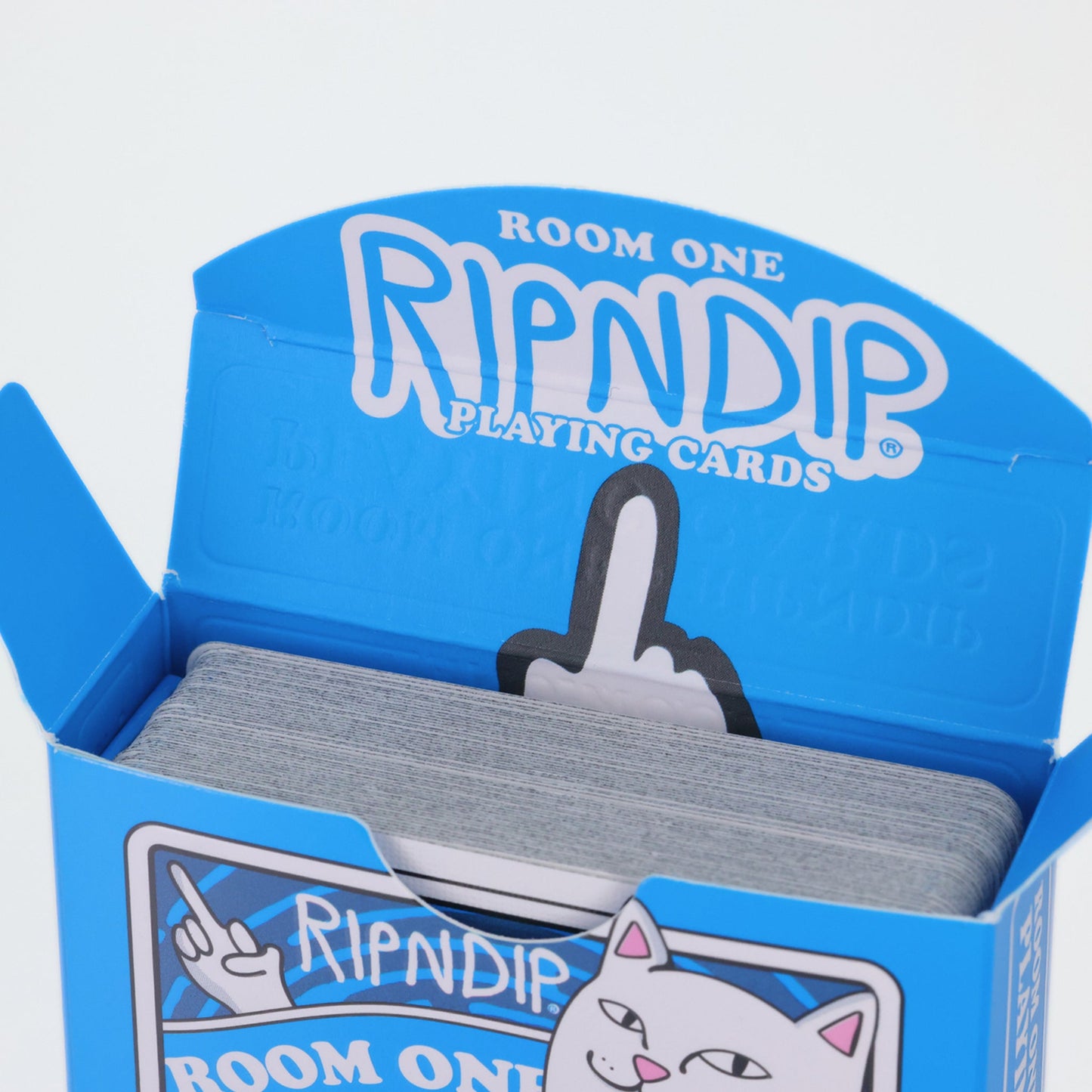 Room One x RIPNDIP Playing Cards (Blue Lord Nermal)