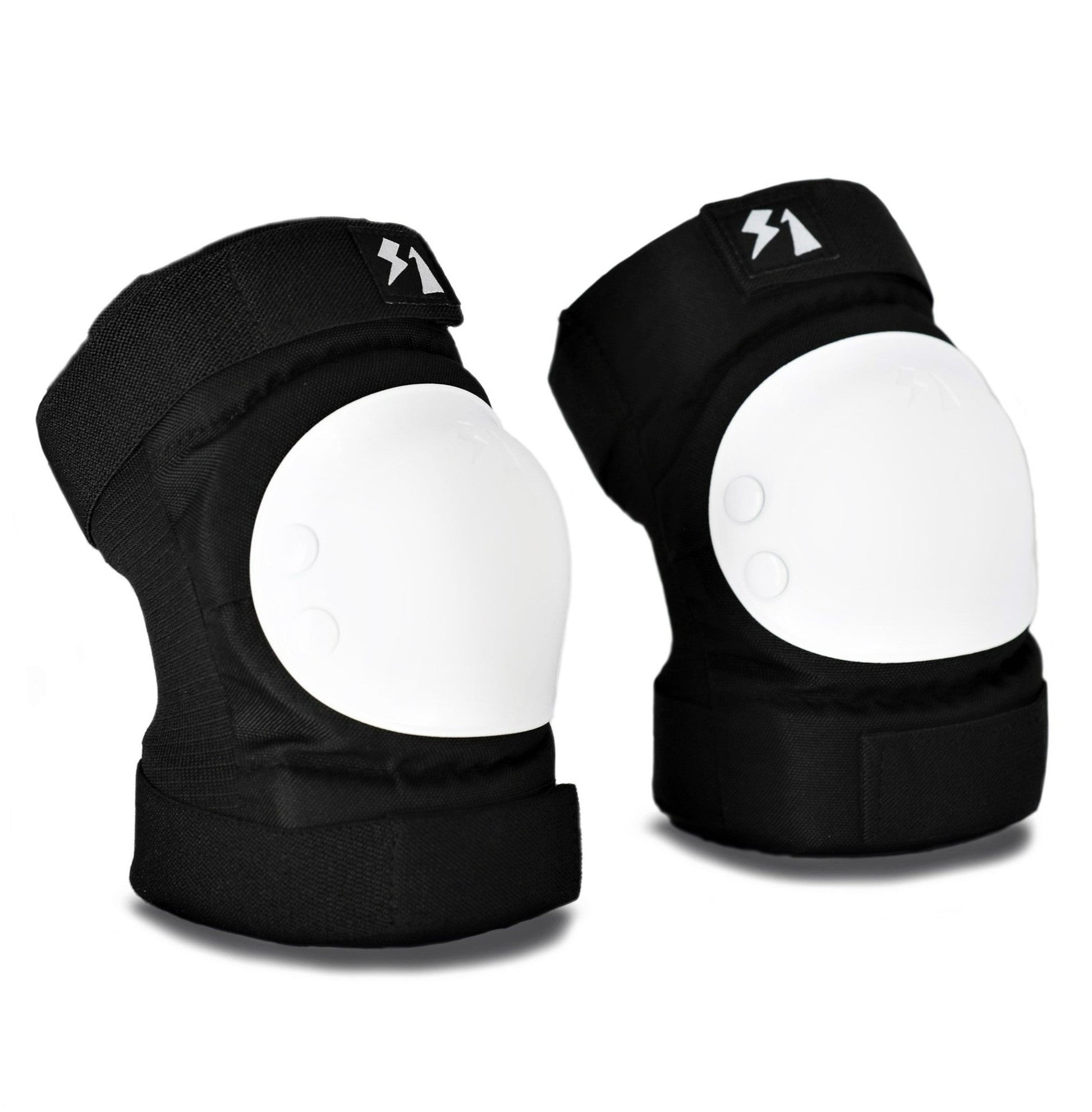 S1 Park Elbow Pads - Black/White - Bow Shock Marketplace