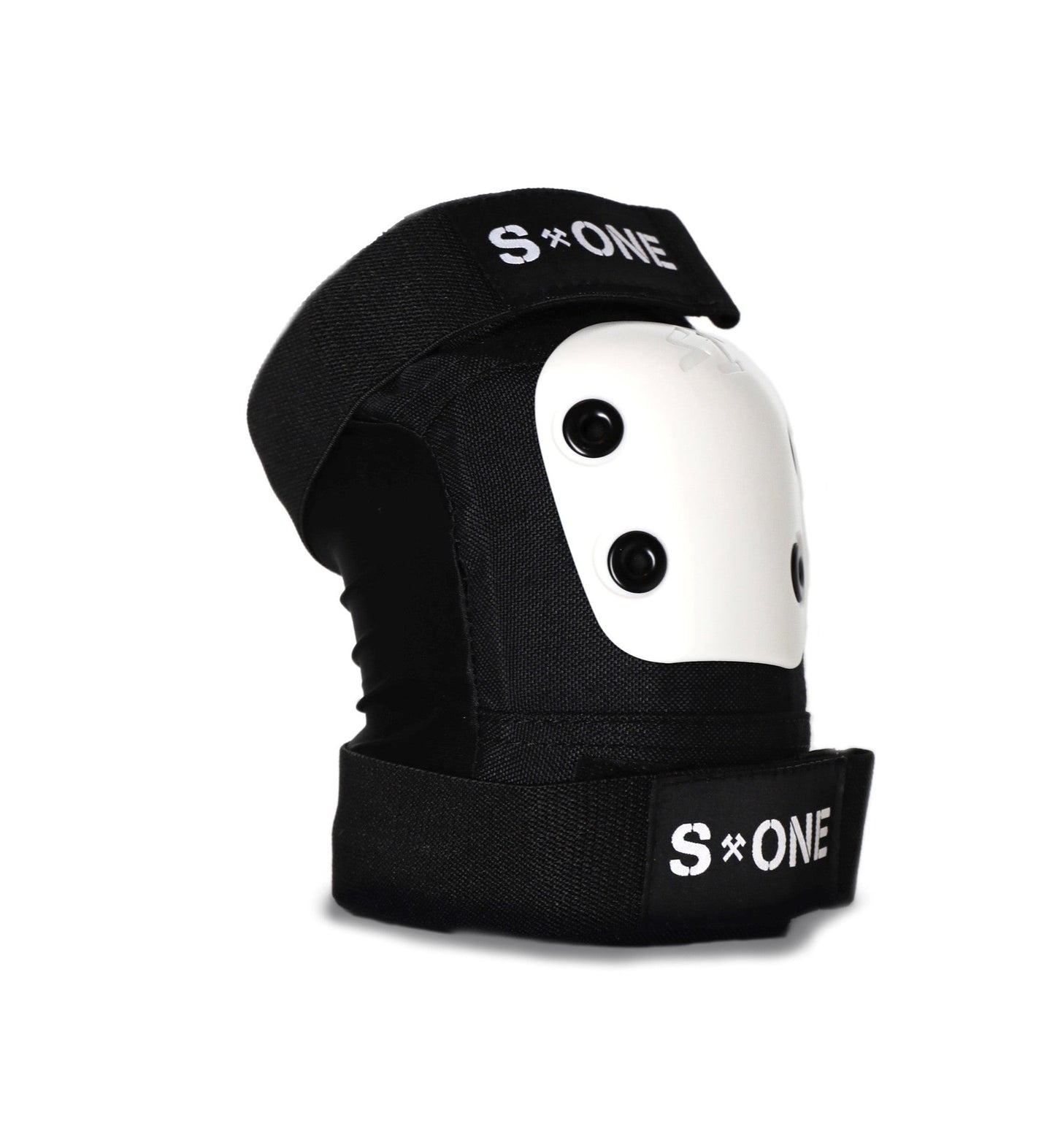 S1 Pro Elbow Pads - Black/White - Bow Shock Marketplace