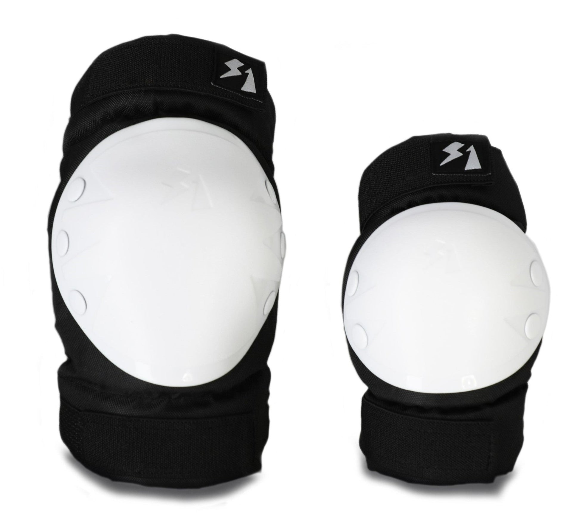 S1 Shred Knee and Elbow Pad Sets (Ages 3-7) - Black - Bow Shock Marketplace