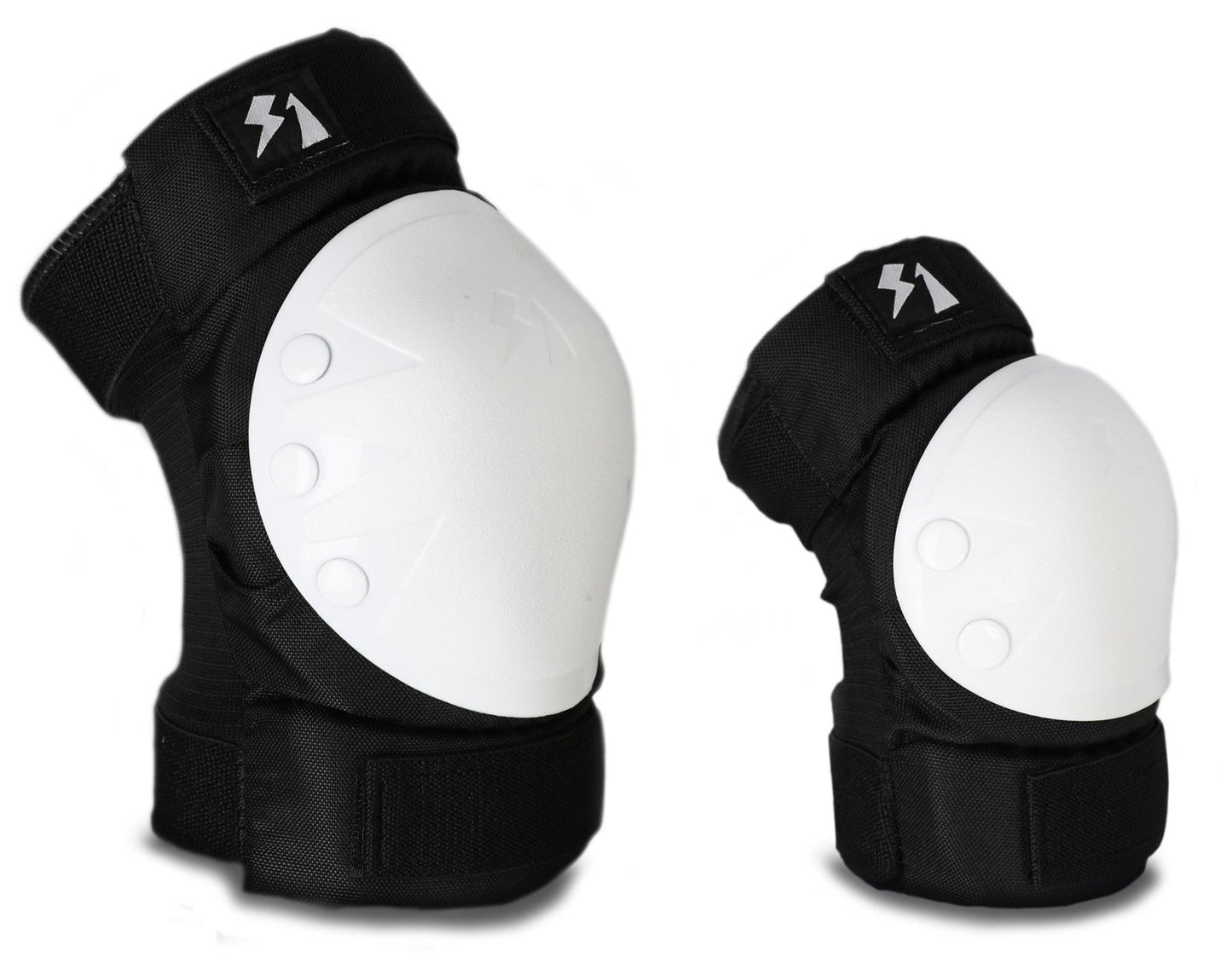 S1 Shred Knee and Elbow Pad Sets (Ages 3-7) - Black - Bow Shock Marketplace