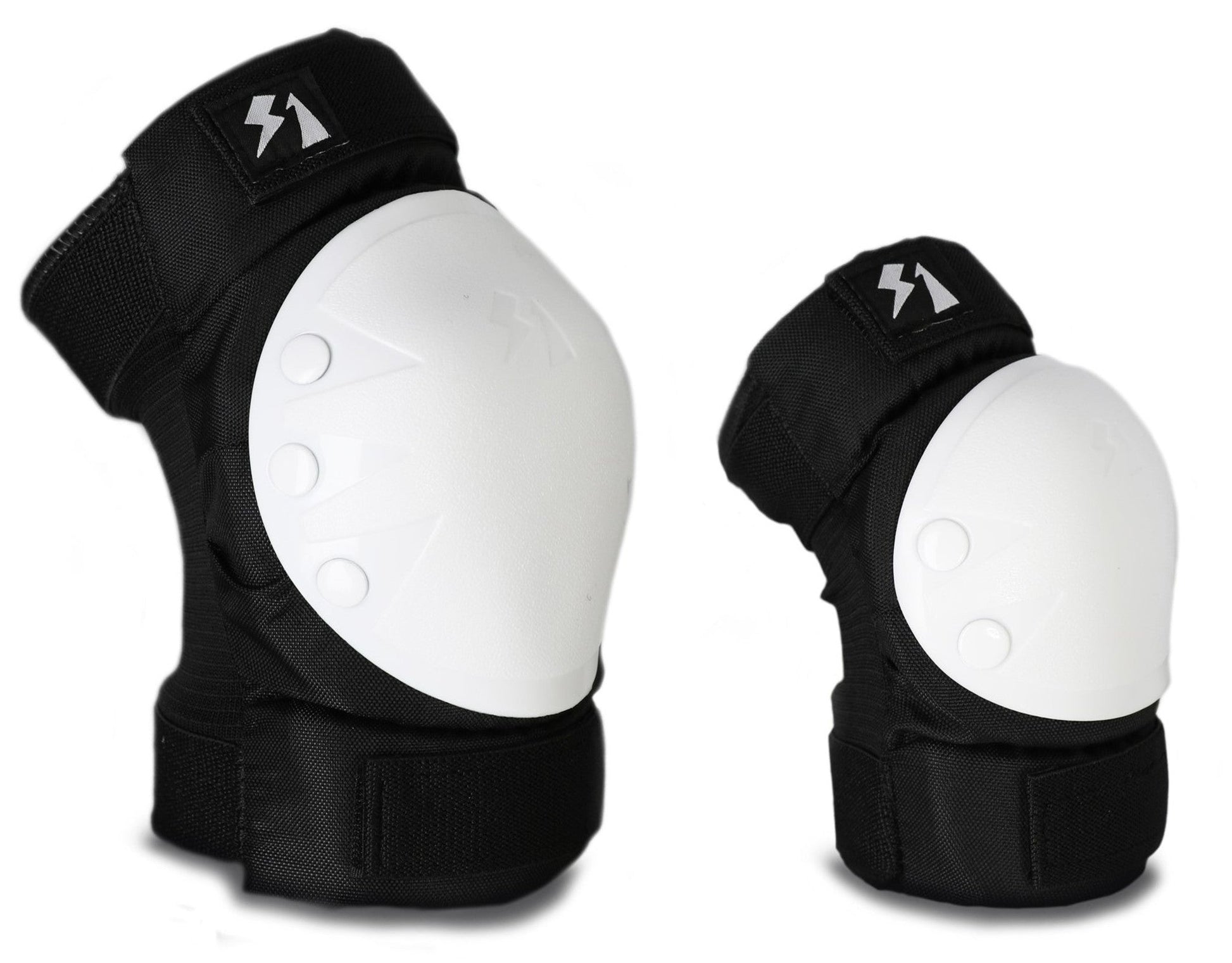 S1 Shred Knee and Elbow Pad Sets (Ages 3-7) - Black - Bow Shock Marketplace