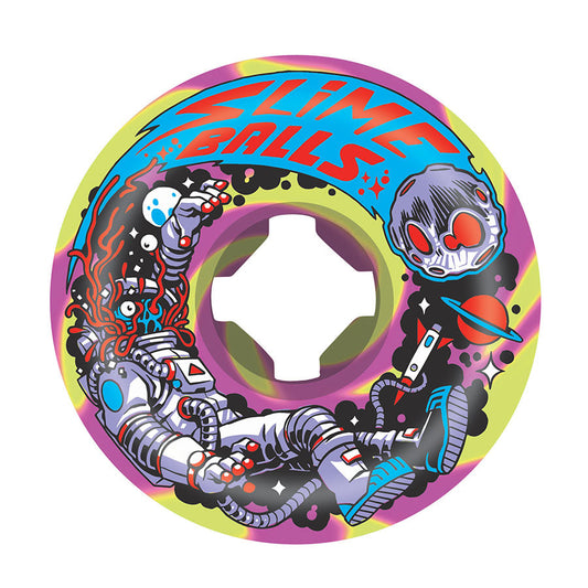 Slime Balls Astros Speed Balls Wheels 54mm 99a - Purple/Yellow Swirl (Set of 4)