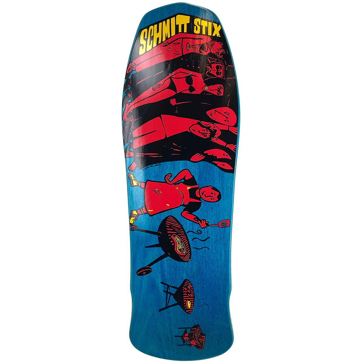 Schmitt Stix Joe Lopes BBQ 10.125" Skateboard Deck - Bow Shock Marketplace
