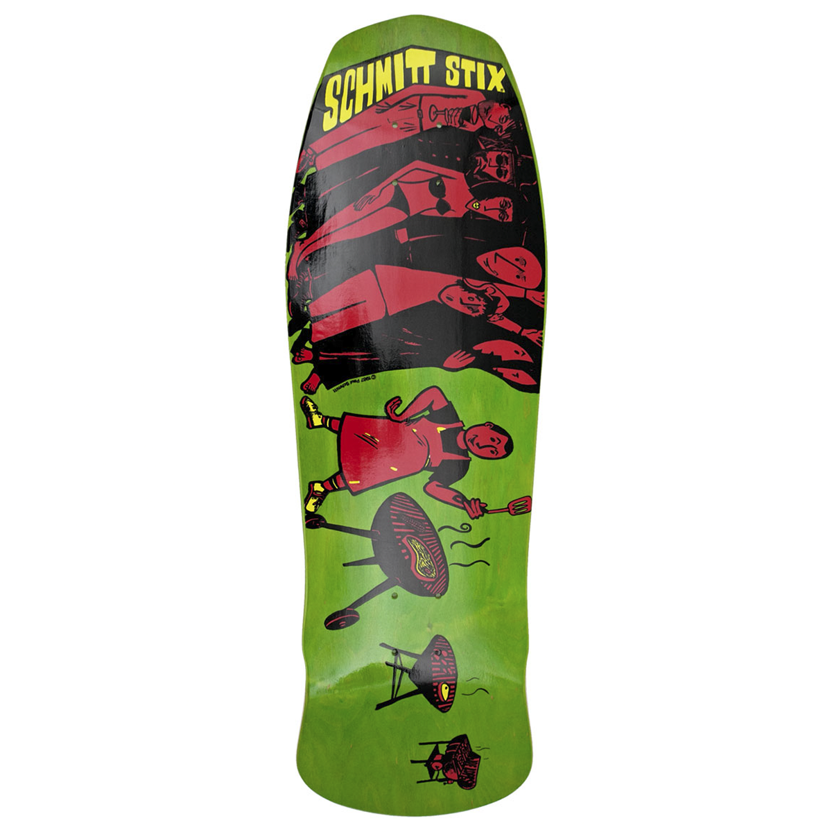 Schmitt Stix Joe Lopes BBQ 10.125" Skateboard Deck - Bow Shock Marketplace