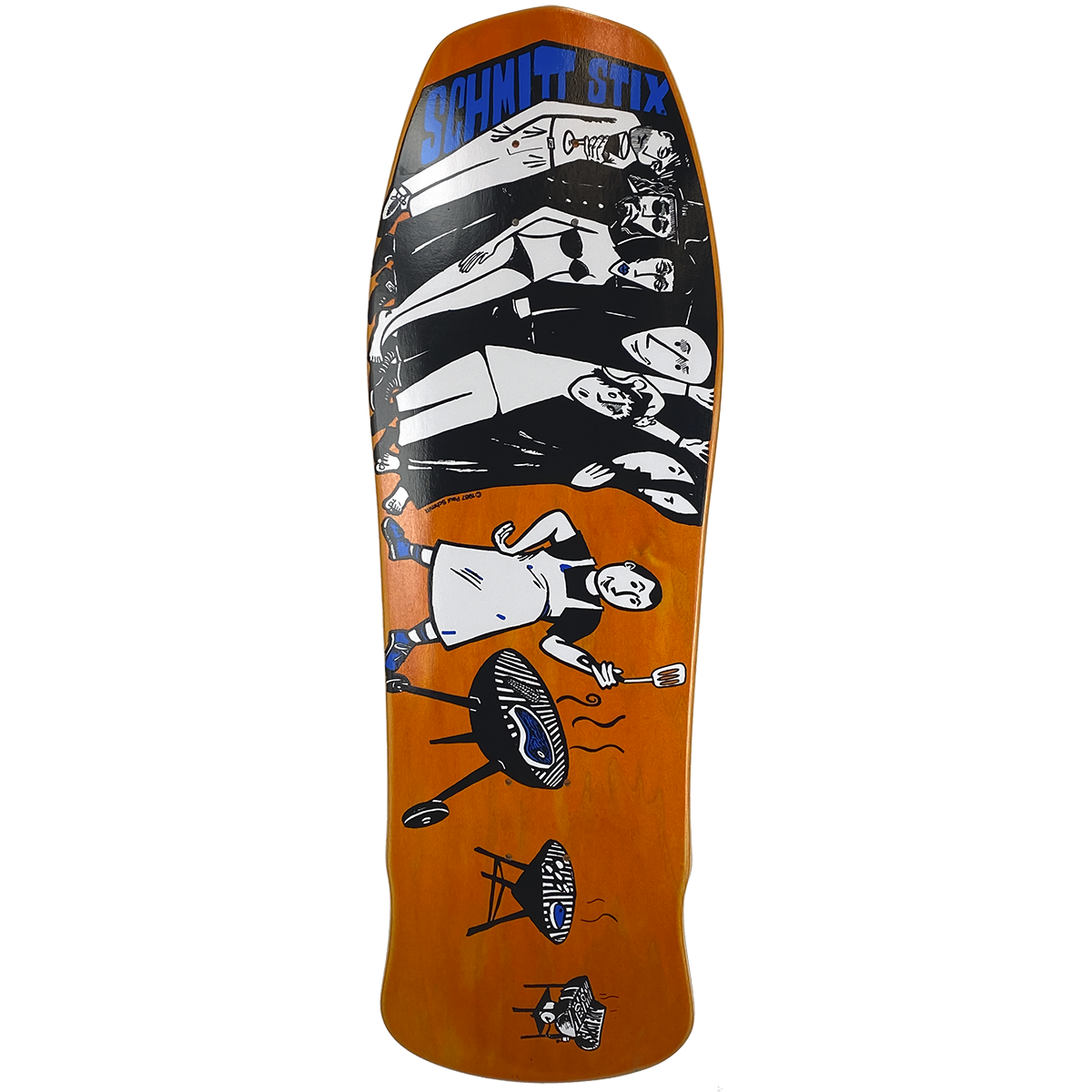 Schmitt Stix Joe Lopes BBQ 10.125" Skateboard Deck - Bow Shock Marketplace