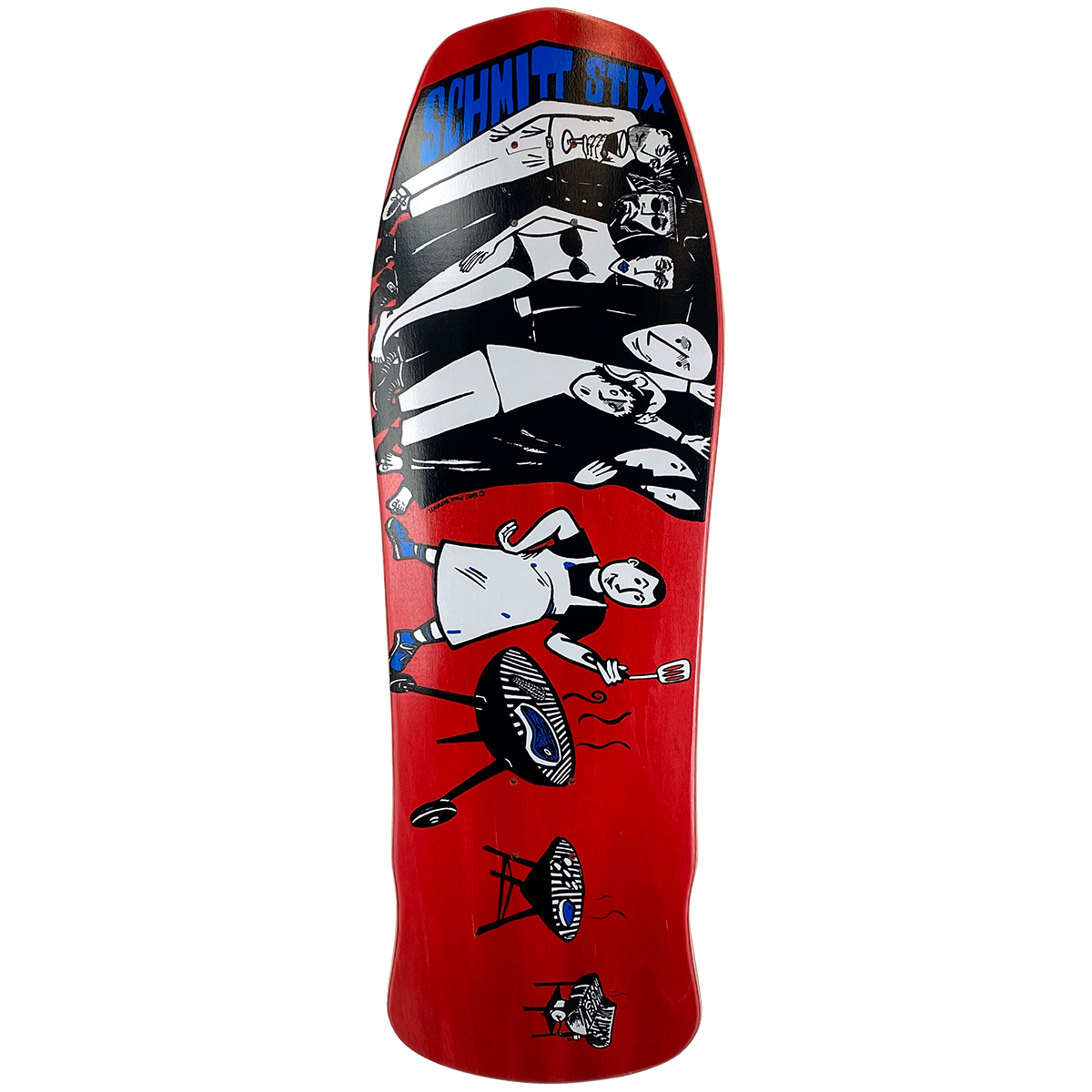 Schmitt Stix Joe Lopes BBQ 10.125" Skateboard Deck - Bow Shock Marketplace