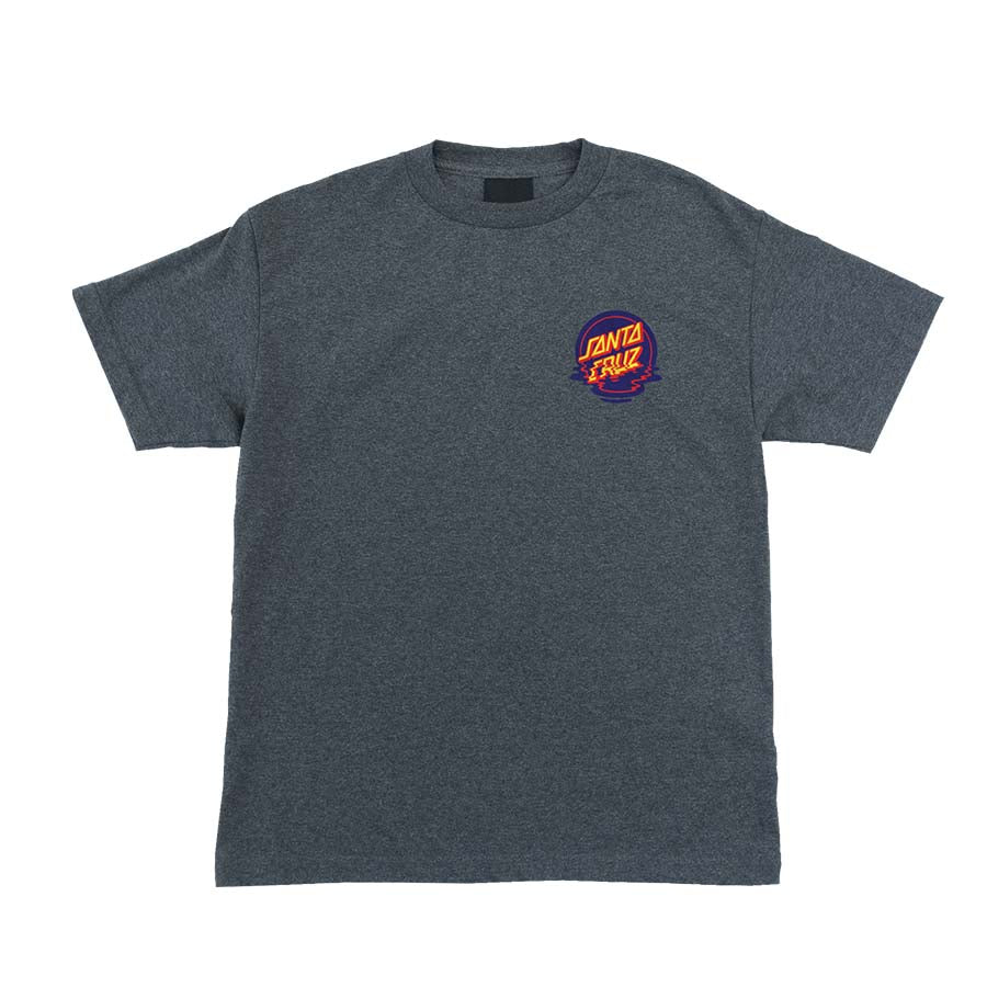 Santa Cruz Dot Reflection Short Sleeve Mens T-Shirt - Black