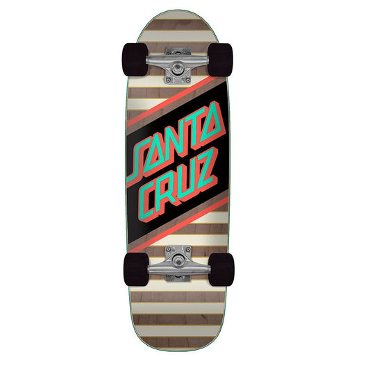 Santa Cruz Street Skate Cruiser Complete - 8.79" Striped - Bow Shock Marketplace