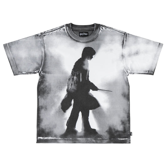 Welcome x Harry Potter Shadow Overprint Tee - White