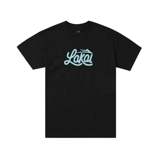 Lakai Sign Short Sleeve T-Shirt - Black - Bow Shock Marketplace