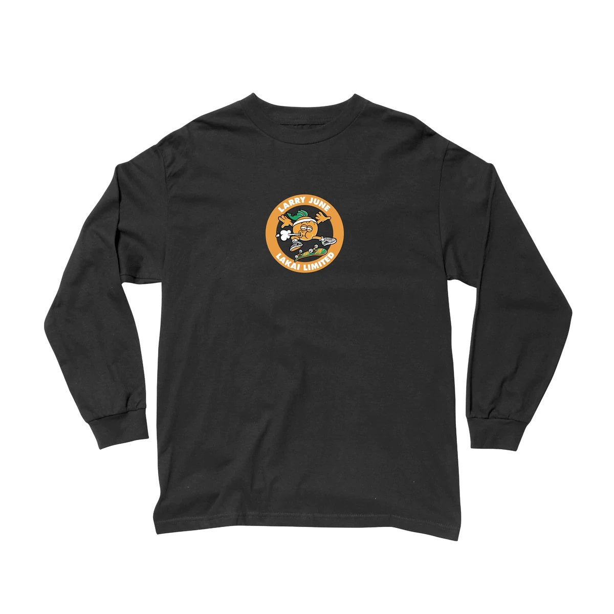 Lakai Skate Club Long Sleeve T-Shirt - Black - Bow Shock Marketplace