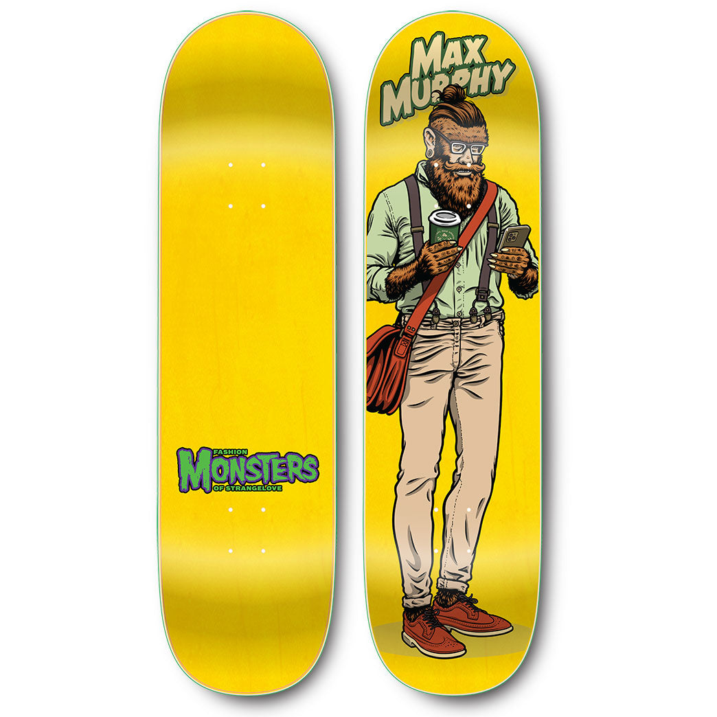 Strangelove Max Murphy Wolf Man 8.5" Skateboard Deck by Sean Cliver - Bow Shock Marketplace