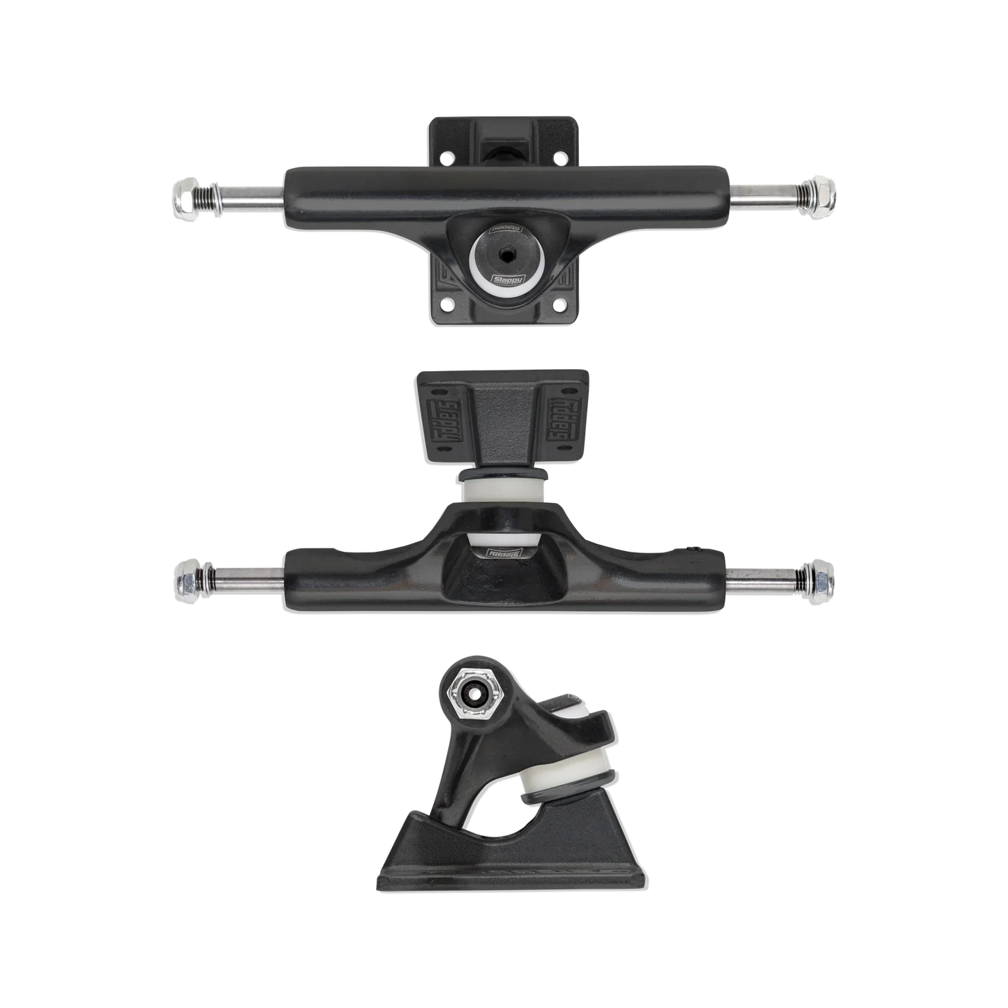 Slappy ST1 Inverted Hollow Lights Ultra Low Kingpin Matte Black Skateboard Truck