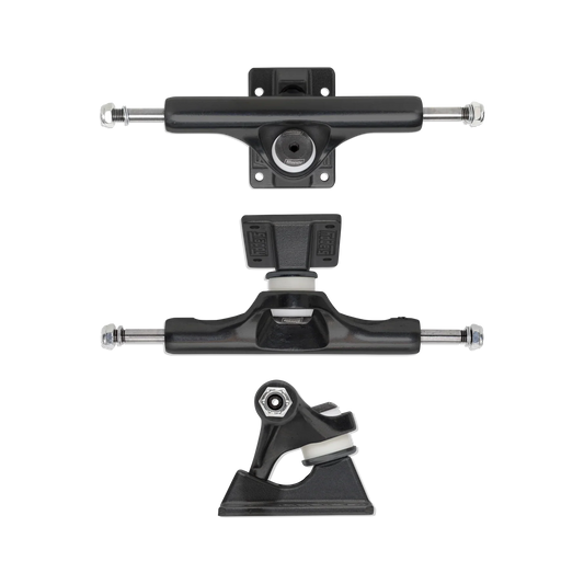 Slappy ST1 Inverted Hollow Lights Ultra Low Kingpin Matte Black Skateboard Truck