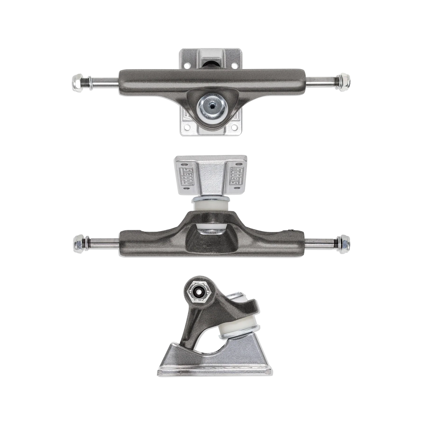 Slappy ST1 Inverted Hollow Lights Ultra Low Kingpin Gunmetal/Polished Skateboard Truck