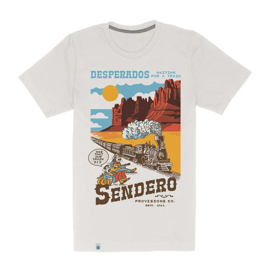 Sendero Train Waitin Vintage White S/s Shirt