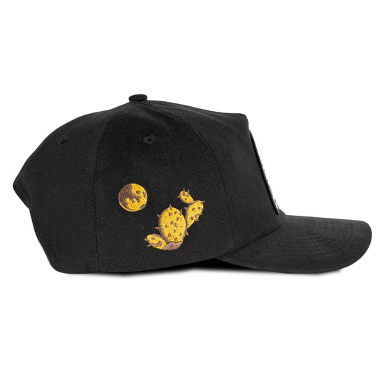 Sendero Solitario Black 5-Panel Trucker Snapback Hat