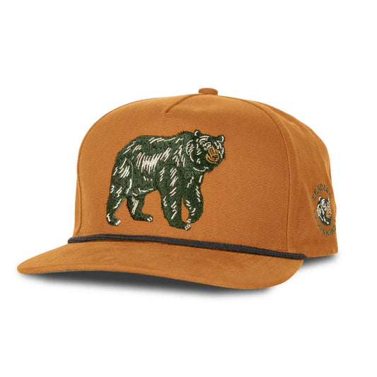 Sendero Bear Gold Snapback Hat