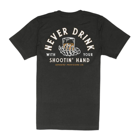 Sendero Shootin' Hand Black S/s Shirt