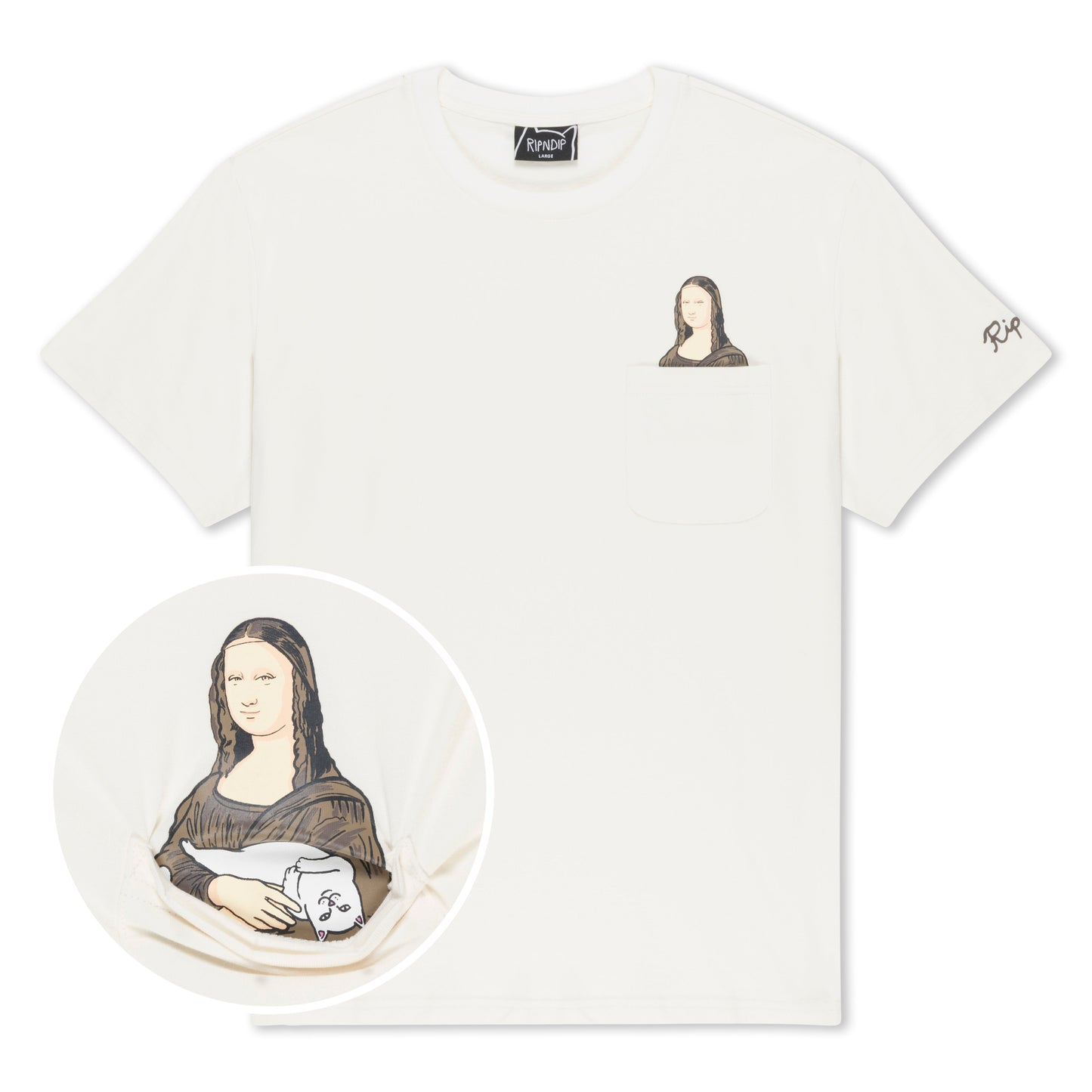 Nermalisa Pocket Tee (Bone)