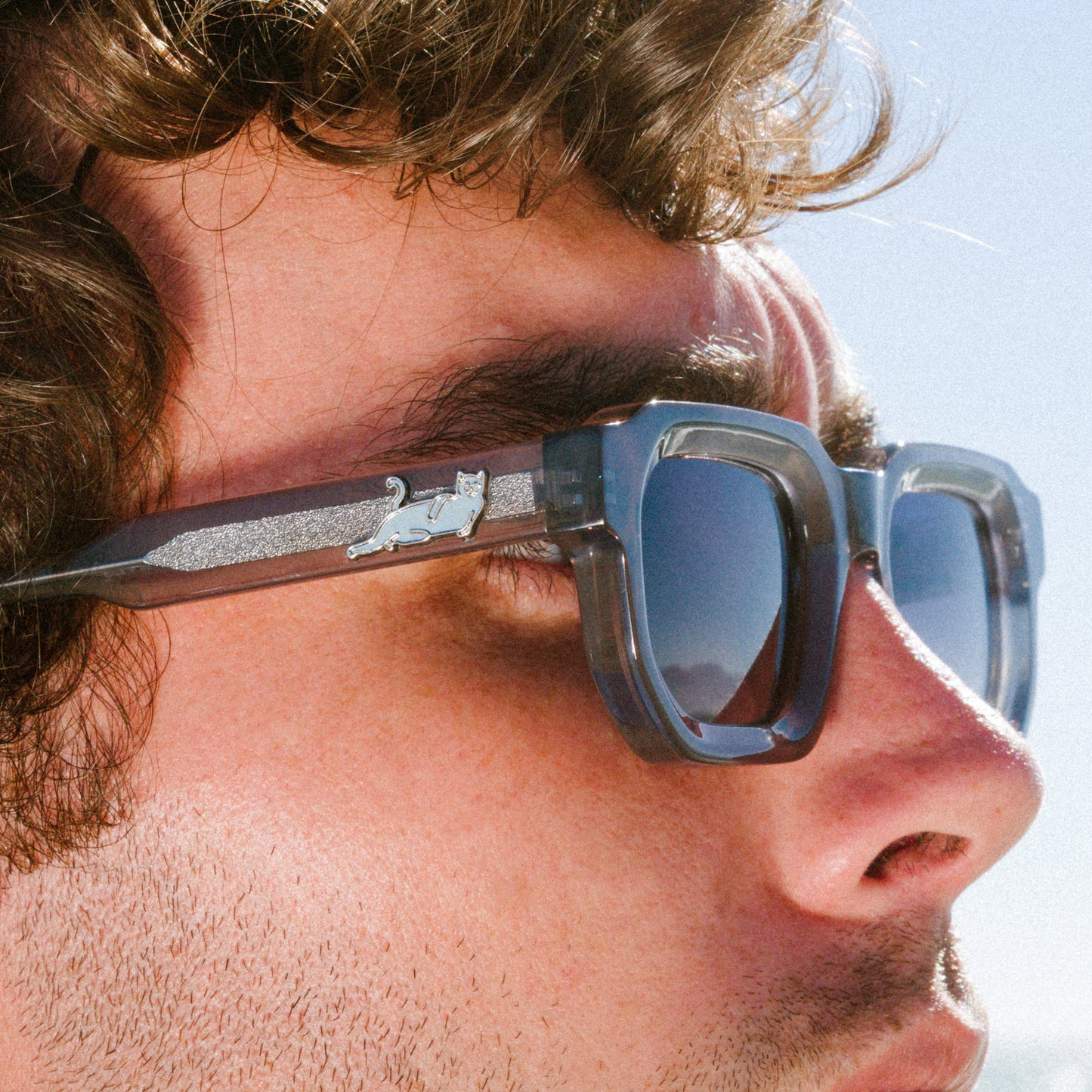 Castanza Sunglasses (Grey / Purple)
