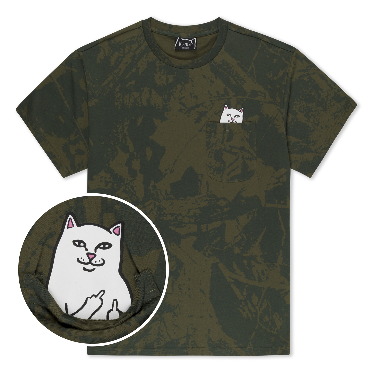 Lord Nermal Pocket Tee (Forest Camo)