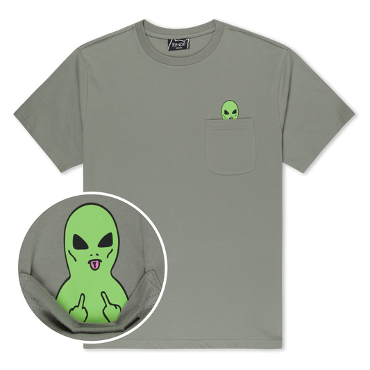 Lord Alien Pocket Tee (Dusty Sage)
