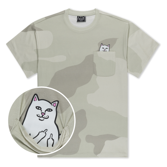 Lord Nermal Pocket Tee (Bone Graffiti Camo)