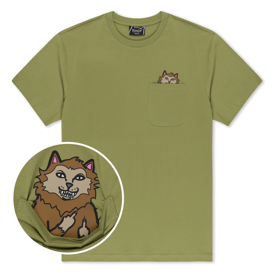 Full Moon Nerm Pocket Tee (Light Forest)