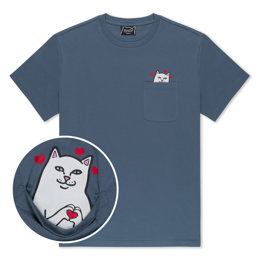 Nermal Loves Pocket Tee (Slate)