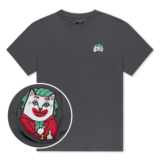 Twisted Nermal Pocket Tee (Charcoal)