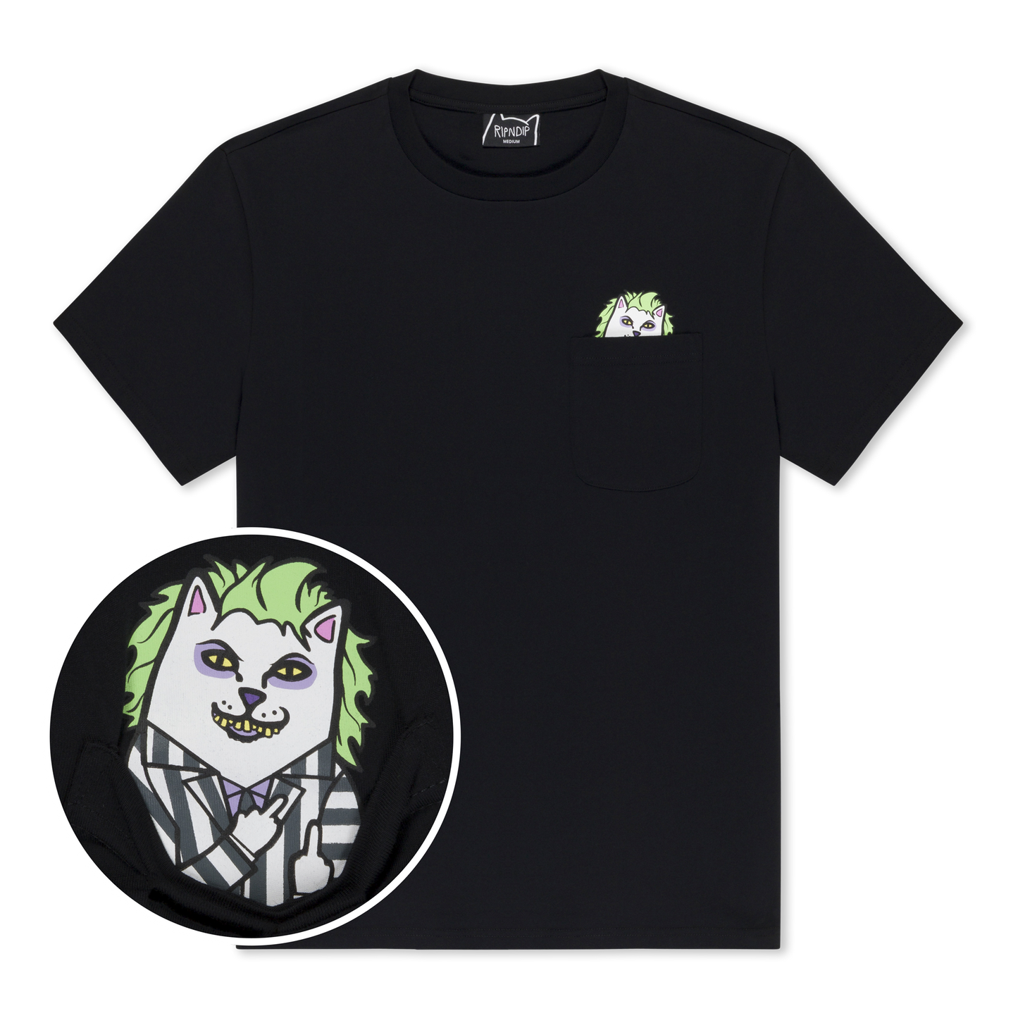 Bug Drank Nerm Pocket Tee (Black)
