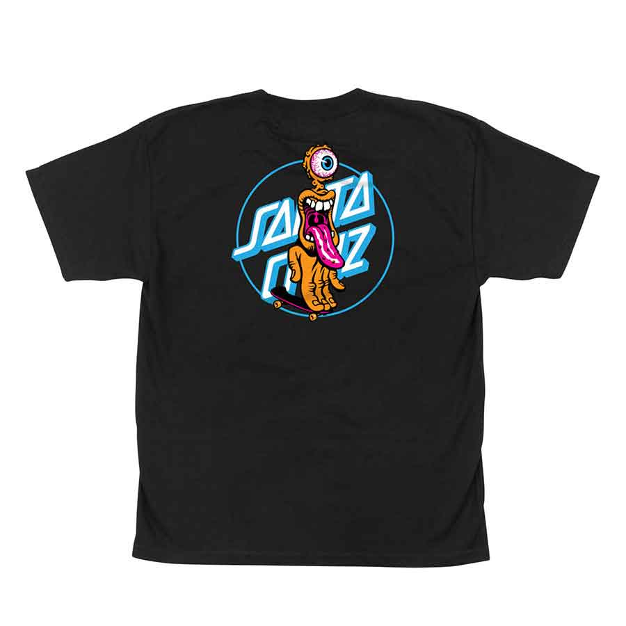 Santa Cruz Grip Dot Short Sleeve Youth T-Shirt - Black - Bow Shock Marketplace
