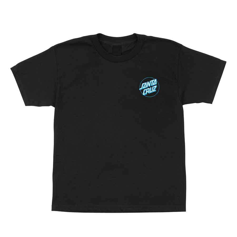 Santa Cruz Grip Dot Short Sleeve Youth T-Shirt - Black - Bow Shock Marketplace