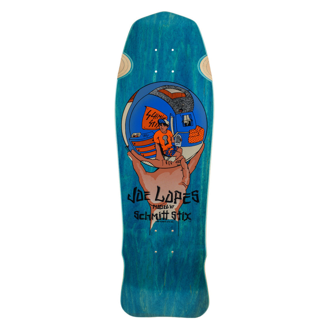 Schmitt Stix Joe Lopes Crystal Ball 9.875" Skateboard Deck - Bow Shock Marketplace