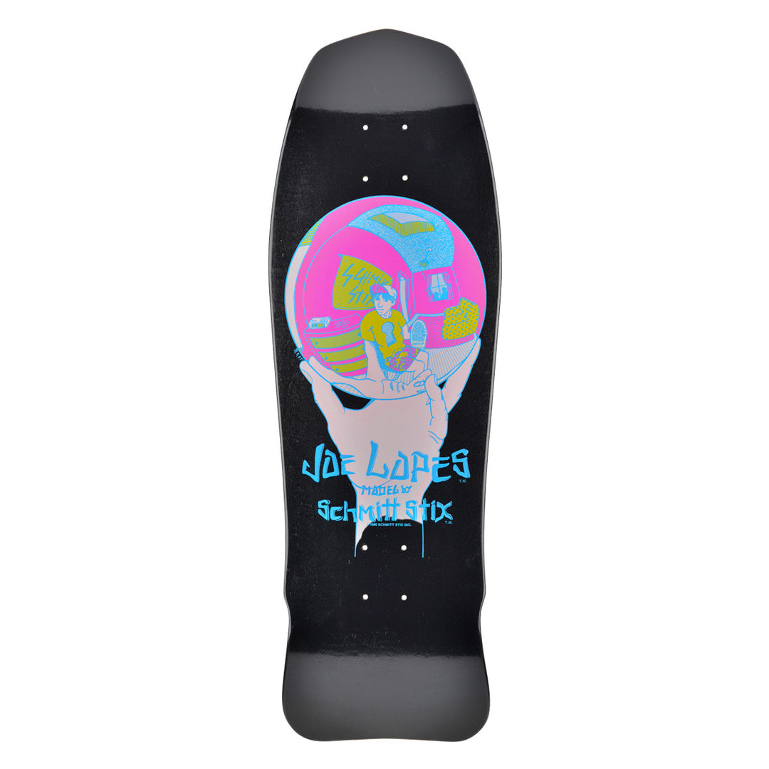 Schmitt Stix Joe Lopes Crystal Ball 10" Modern Concave Skateboard Deck - Bow Shock Marketplace