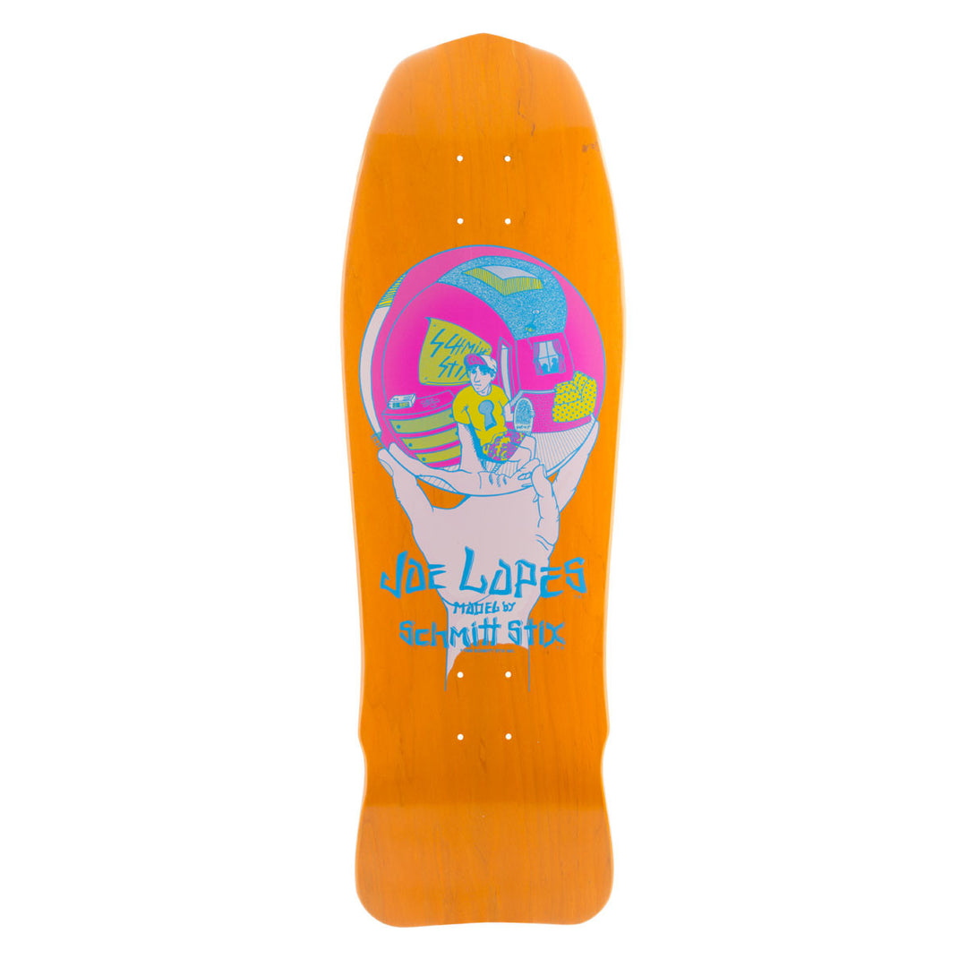Schmitt Stix Joe Lopes Crystal Ball 10" Modern Concave Skateboard Deck - Bow Shock Marketplace
