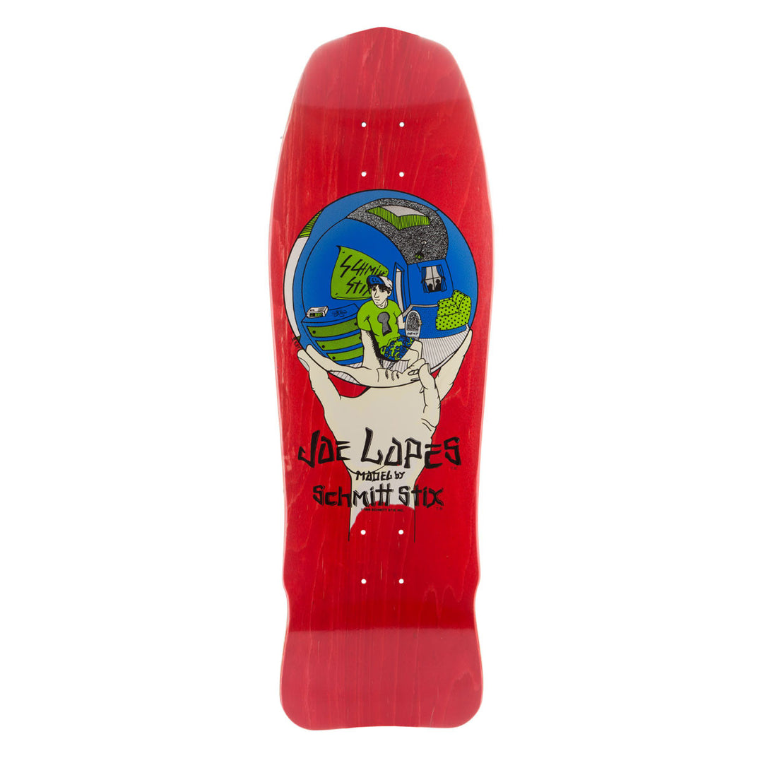 Schmitt Stix Joe Lopes Crystal Ball 10" Modern Concave Skateboard Deck - Bow Shock Marketplace