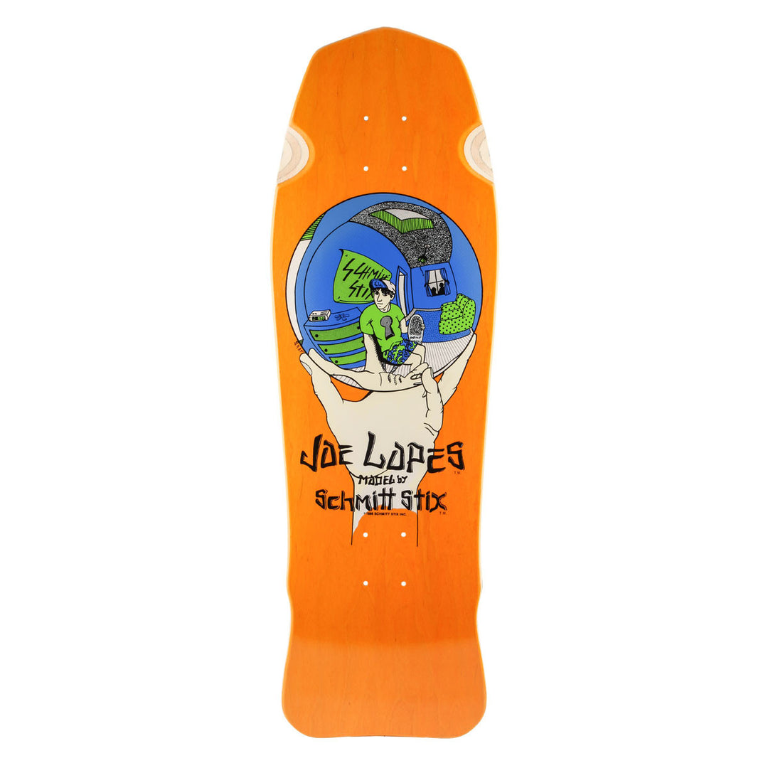 Schmitt Stix Joe Lopes Crystal Ball 9.875" Skateboard Deck - Bow Shock Marketplace