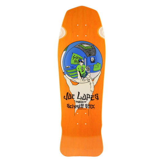 Schmitt Stix Joe Lopes Crystal Ball 9.875" Skateboard Deck - Bow Shock Marketplace