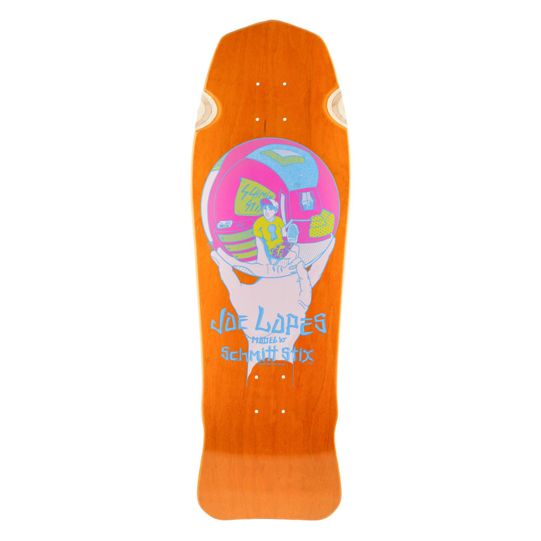 Schmitt Stix Joe Lopes Crystal Ball 9.875" Skateboard Deck - Bow Shock Marketplace