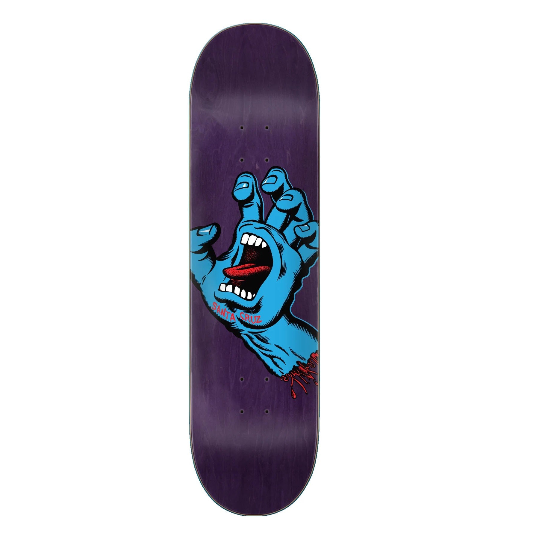 Santa Cruz Screaming Hand Skateboard Deck - 8.375″ - Bow Shock Marketplace