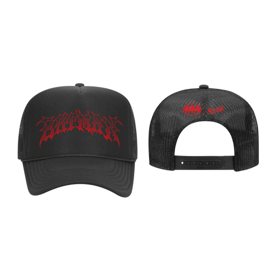Welcome x Batman Black Trucker Hat