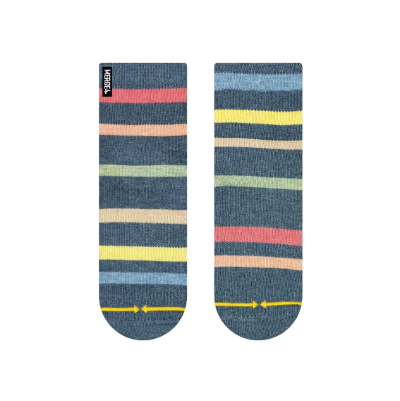 Merge4 Rhythm Stripe Plant Dye Quarter Crew Socks