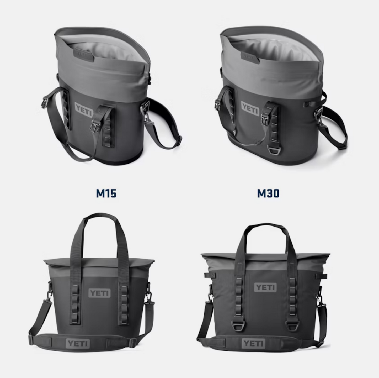 Yeti Hopper M30 2.0 Tote Black Forest Green Soft Cooler