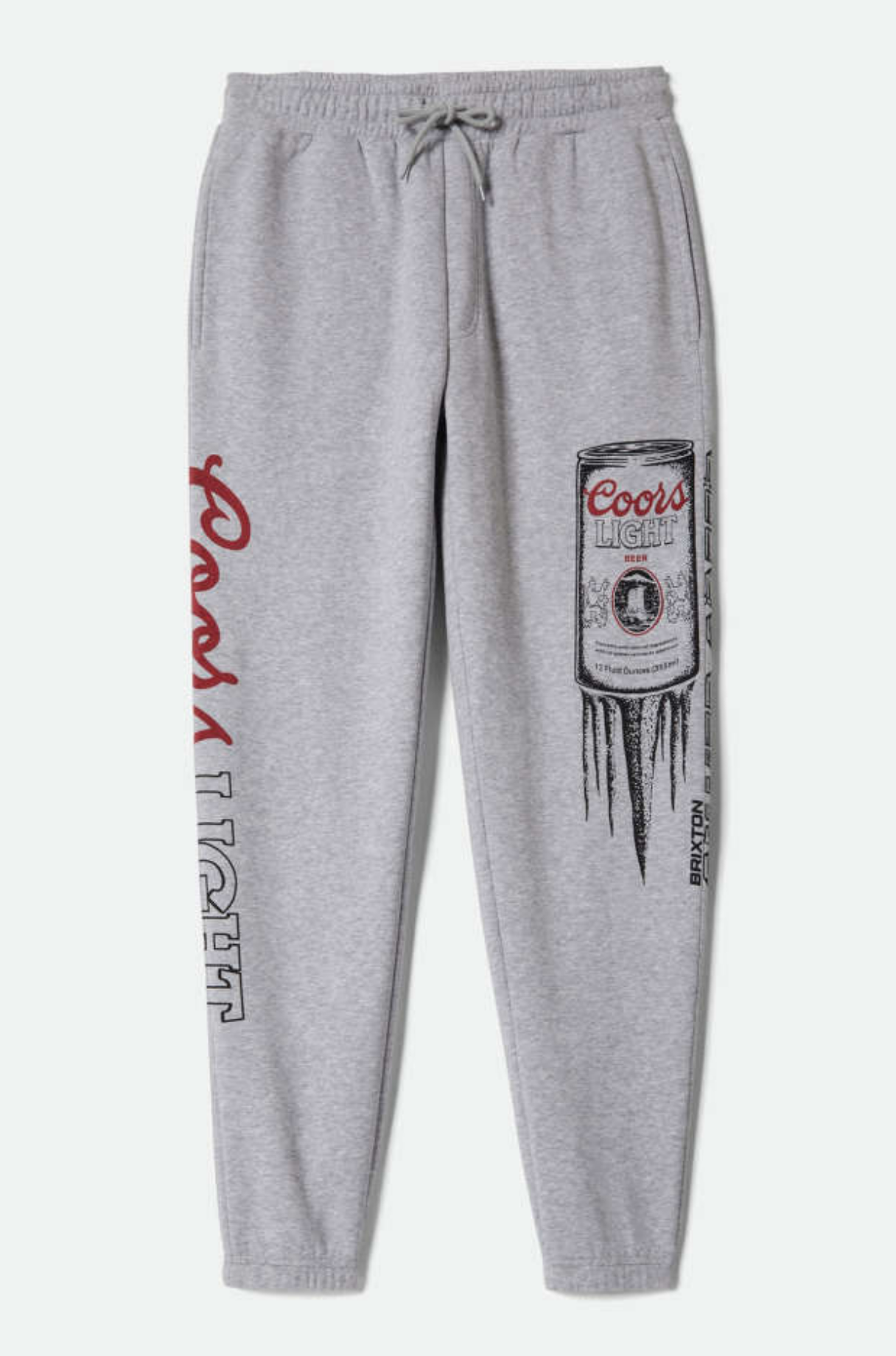 Brixton X Coors Light Silver Speed Heather Grey Sweatpants