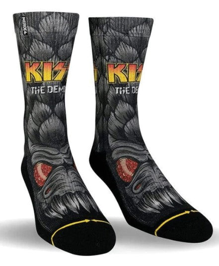 Merge4 Demon Boot Kiss Crew Socks - Bow Shock Marketplace