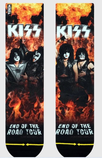 Merge4 End of the Road Kiss Band Crew Socks - Bow Shock Marketplace