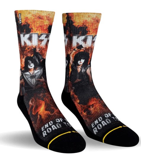 Merge4 End of the Road Kiss Band Crew Socks - Bow Shock Marketplace
